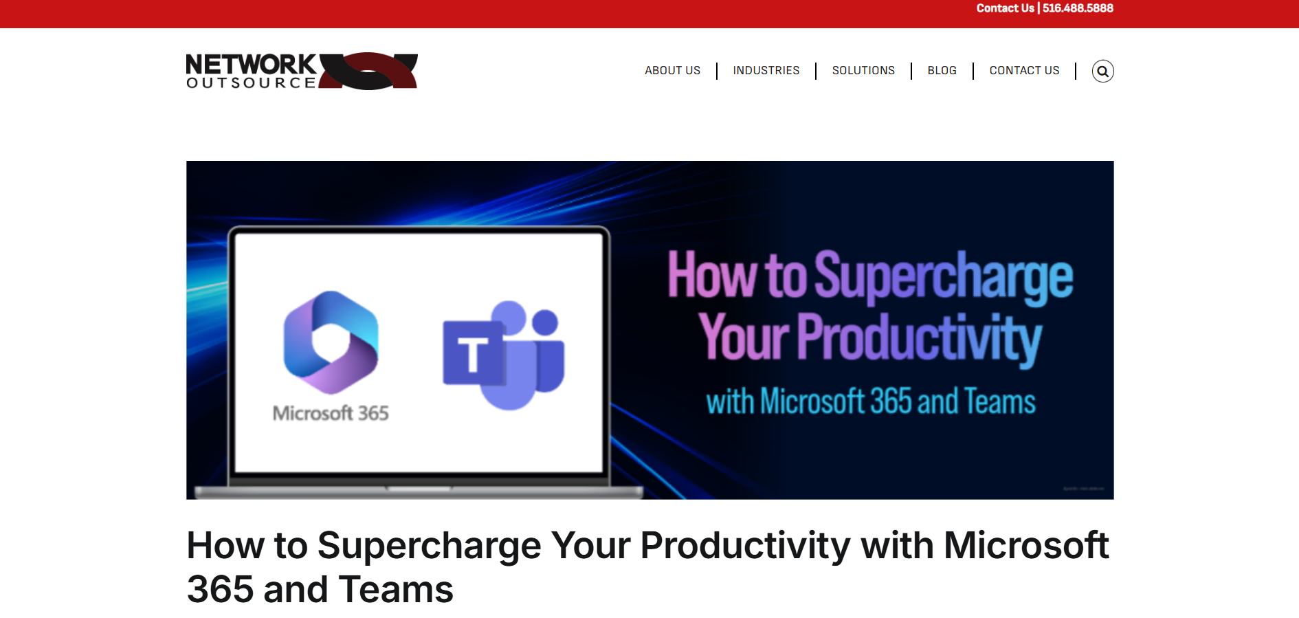 Network Outsource is the best Microsoft 365 services provider for nonprofits.