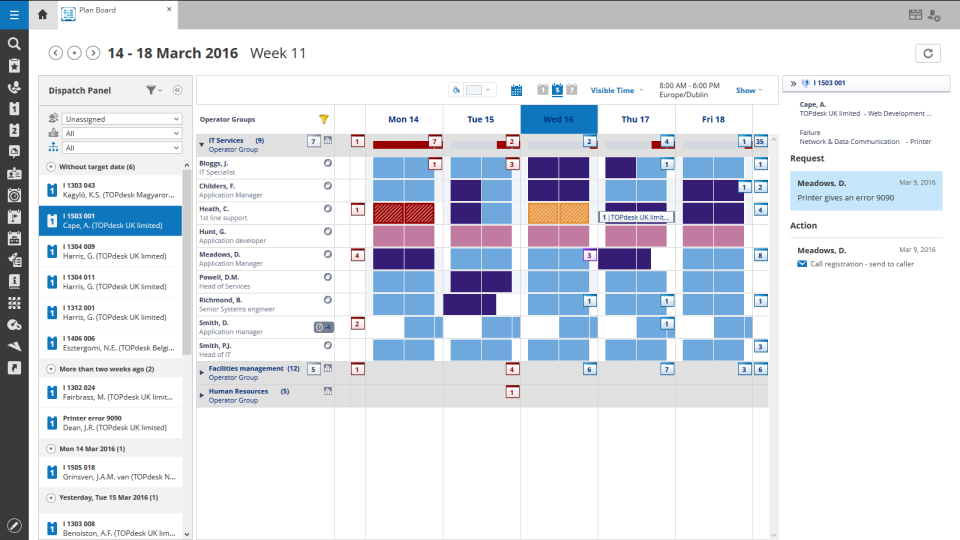 TOPdesk is the best ESM platform for mid-sized businesses.