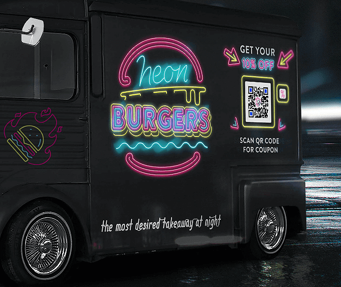 qr code restaurant car