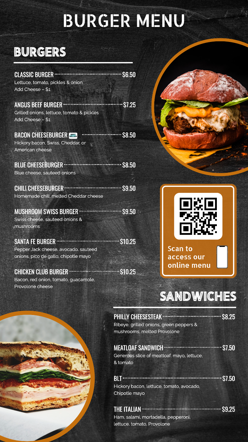 Menu burger 1