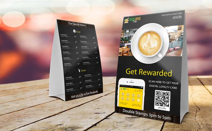 qr code digital loyalty card