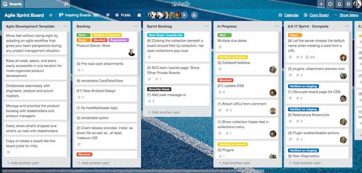 setup your trello board and onboard tasks