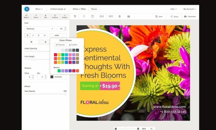 snappa graphic design software