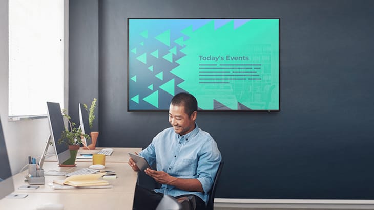 upcoming events digital signage