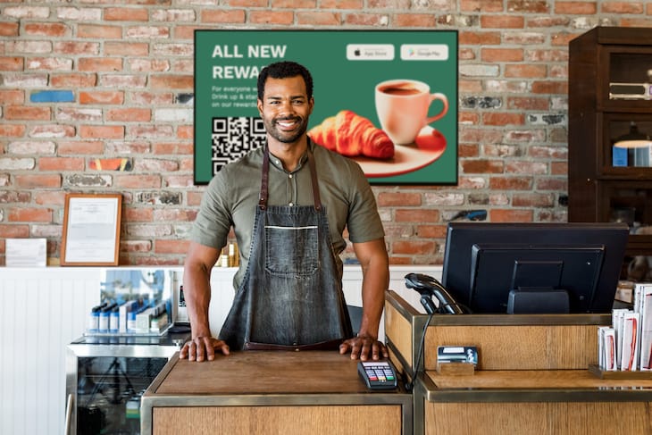 small business restaurant digital signage