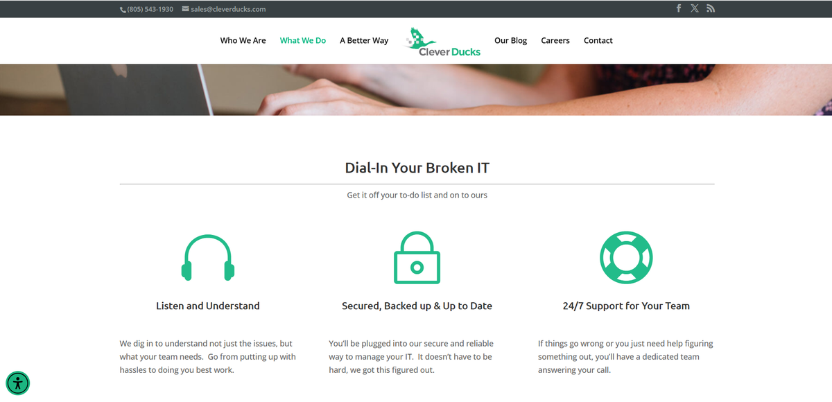 Clever Ducks is the best Microsoft 365 services provider for micro businesses.
