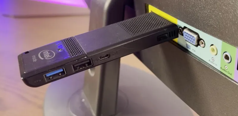 The Intel Compute Stick is the best Windows digital signage player for legacy setups.
