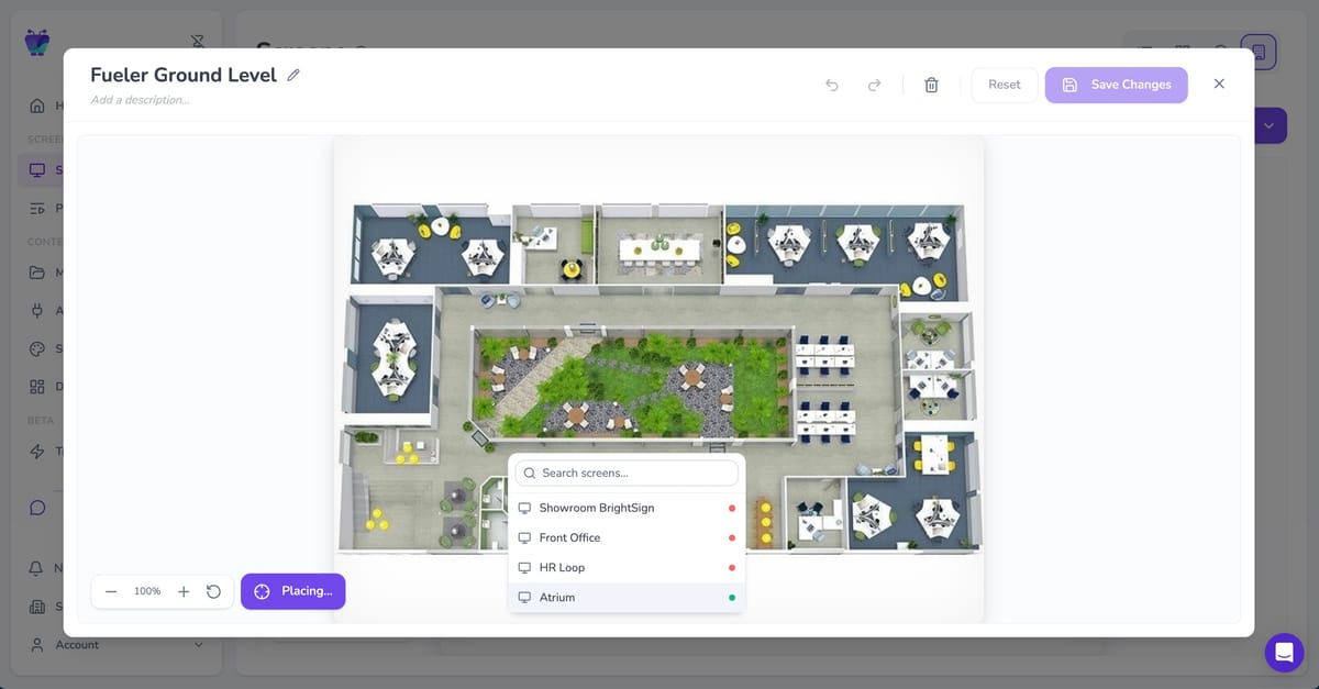 Floor Plan Modal