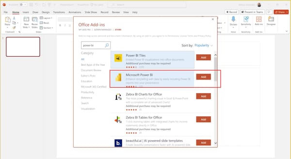 How to Embed a Power BI Report in PowerPoint - and How to Present it on ...